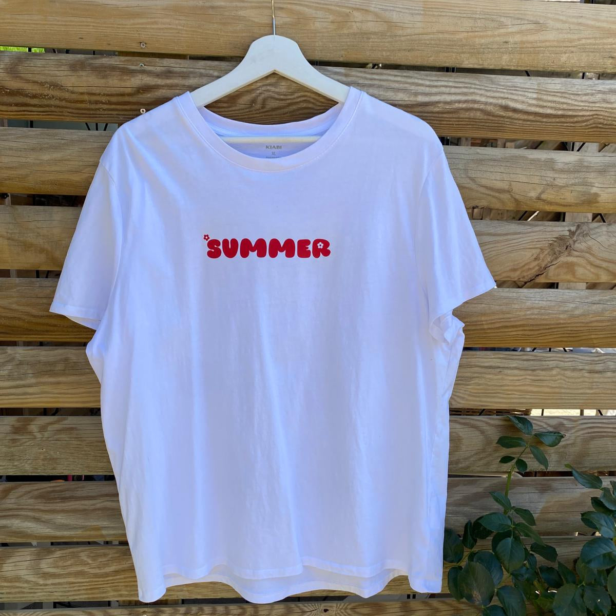 T-shirt Blanc « SUMMER » – Édition Été